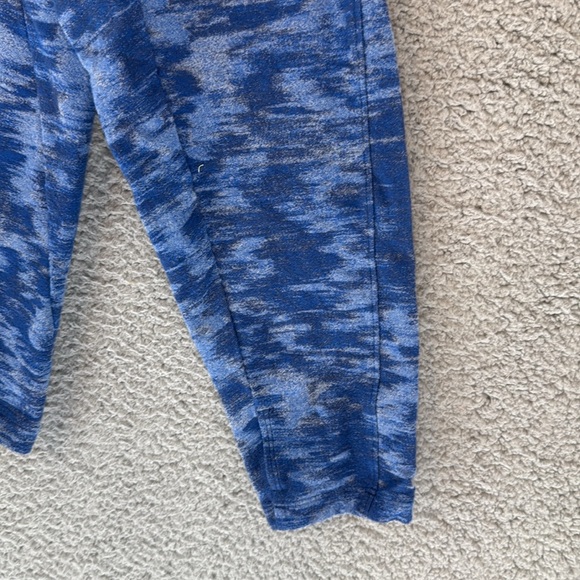 Lululemon Blue camouflage quarter zip mens XXL Pullover fleece shirt thumb holes - Picture 4 of 15